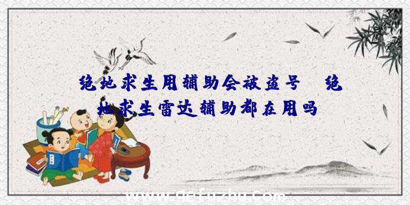 「绝地求生用辅助会被盗号」|绝地求生雷达辅助都在用吗